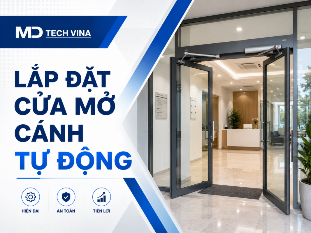 Lắp đặt cửa mở cánh tự động tại bắc ninh